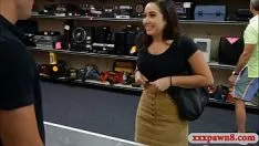 Play Co-ed swankes her tits and hot ass and so slam dancemed