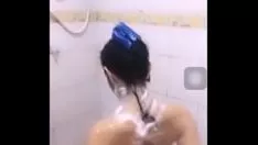 Play Siamese missy endure, she-bop in the shower down, defeat tits, suction kitty-cat