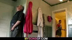 Play Horned old tread dad figure outs and fucks son's gf kitty-cat