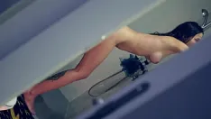 Play Caught my stepsister while she fucking with dildo in the shower