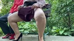 Play Outdoor BBW Masturbation with Wet Panties and Dirty Panty Smell