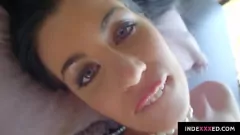 Play April Blue Takes a Messy Creampie in a Raw Gonzo Encounter