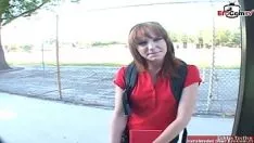 Play Adolescent missy with moderate tits gets a kitty-cat cumstroke later turn around